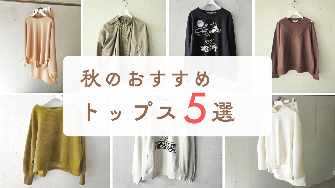 【Lady’s】秋のおすすめトップス5選